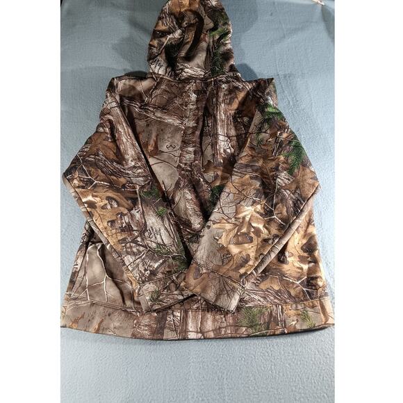 Under Armour RealTree Camo Hoodie Men’s M Loose Fit Fleece Hunting Pullover UA - Picture 6 of 6